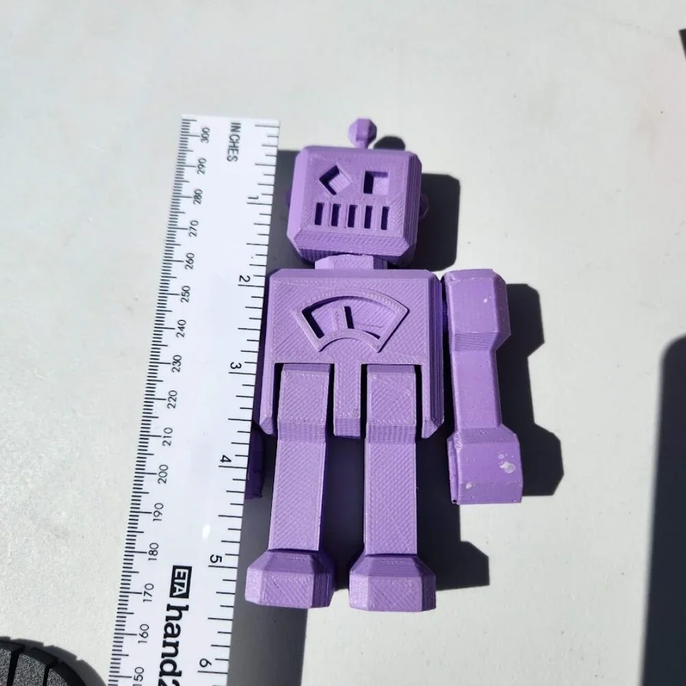 3D Printed Toys Toy Bundle Robot Cat Butterfly Articulated Made by my 8 year old